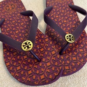 Tory Burch flip flop sandals, size 9